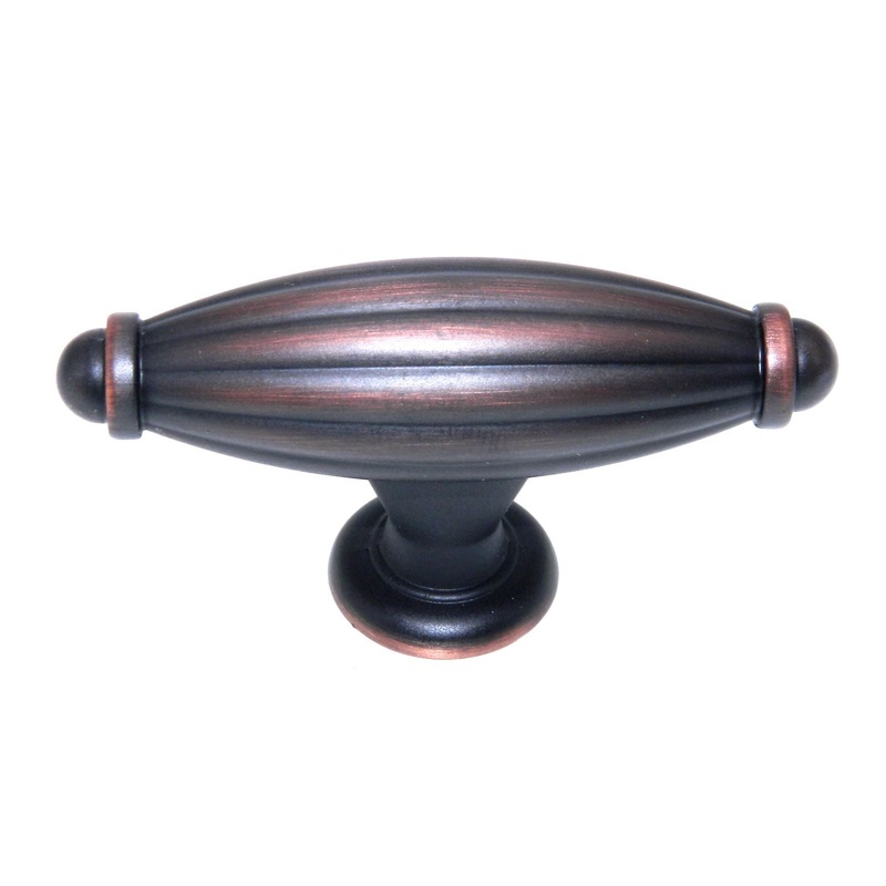 Amerock Blythe Oil-Rubbed Bronze 3 T-Bar Large Cabinet Knob Pull BP552212ORB