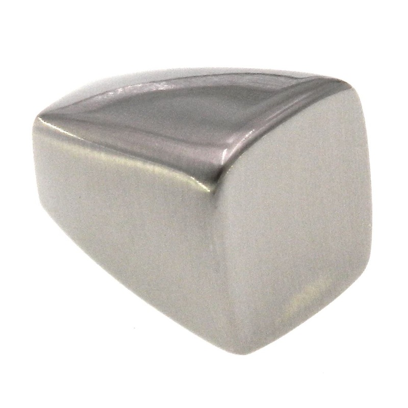 Amerock Creased Bow Satin Nickel 7/8 Square Cabinet Knob BP27018G10