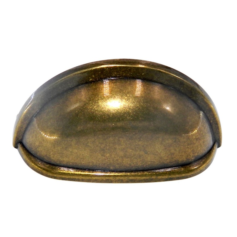 Amerock Cup Pulls Burnished Brass 3 Ctr. Furniture Drawer Cup Pull BP53010BB