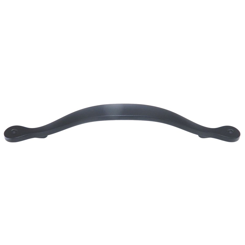 Amerock Inspirations Flat Black 8 Ctr. Appliance Pull Cabinet Handle BP54001FB