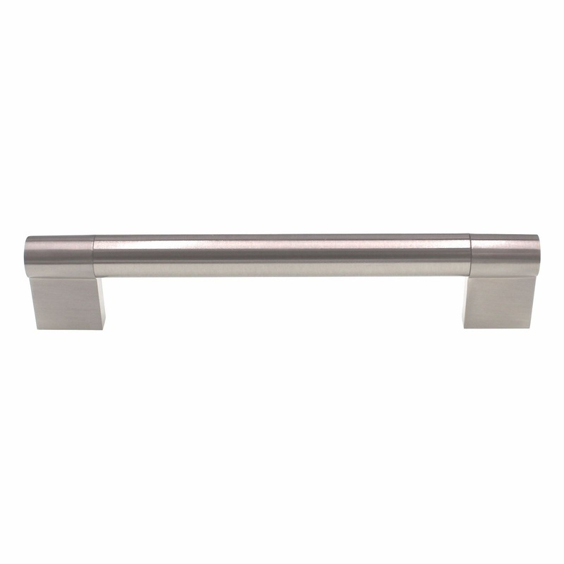 Amerock Kontur Satin Nickel 6 1/4 (160mm) Ctr. Cabinet Bar Pull BP36567G10
