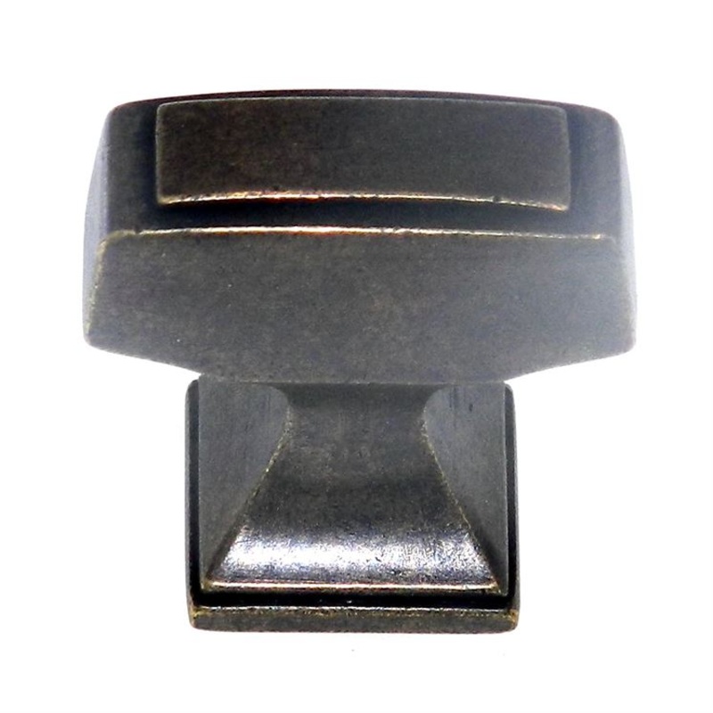 Amerock Mulholland Rustic Brass 1 1/4 Cabinet Knob Pull BP53029R3