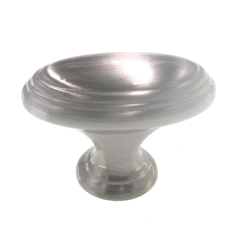 Amerock Mulholland Satin Nickel 1 7/16 Oval Cabinet Knob BP53032G10