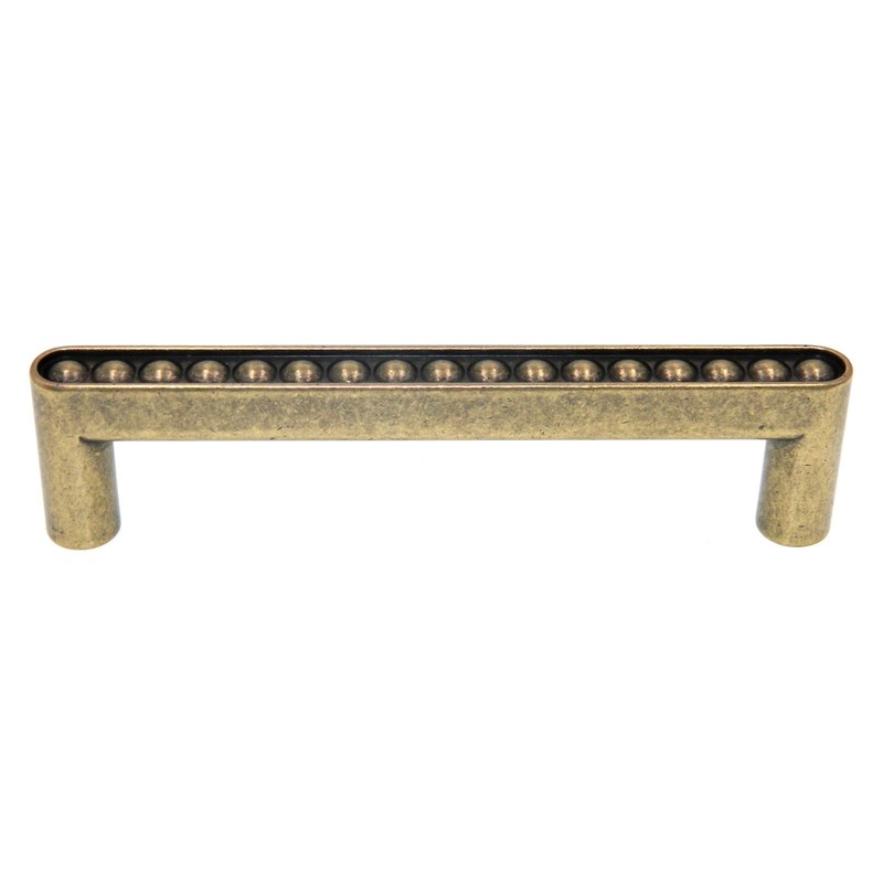 Amerock Odeon Distressed Brass 5 (128mm) Ctr. Furniture Drawer Pull BP53040DBS