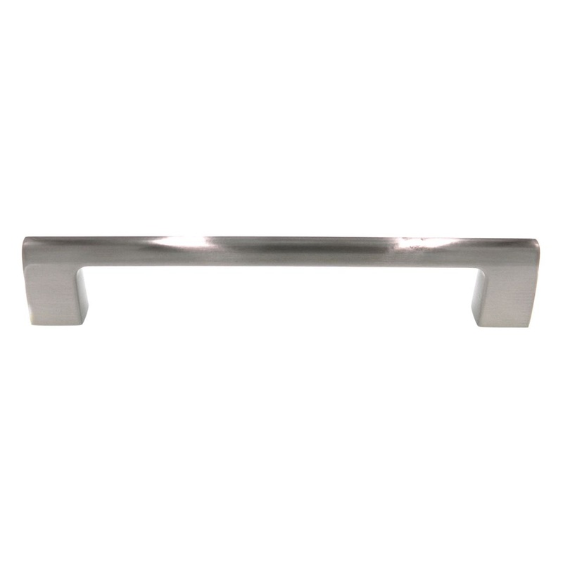 Amerock Riva Satin Nickel 8 Ctr. Appliance Pull Cabinet Handle BP55369G10