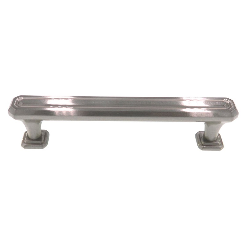 Amerock Wells Satin Nickel 5 (128mm) Ctr. Bar Pull Cabinet Handle BP36549G10