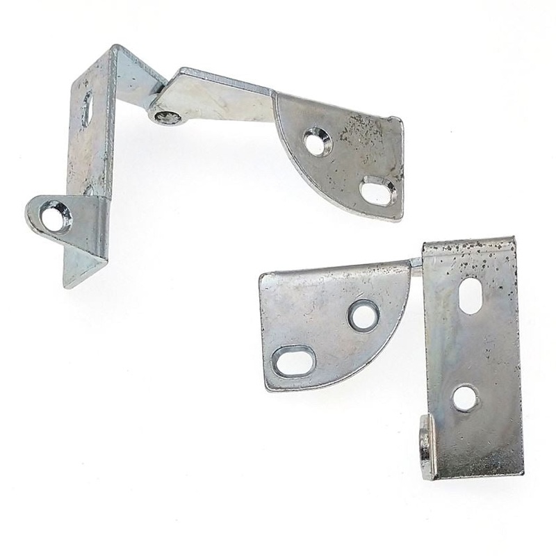 Pair of Amerock Knife-Pivot Pin Hinges, Top and Bottom of Door 3/4 BP1205-2G