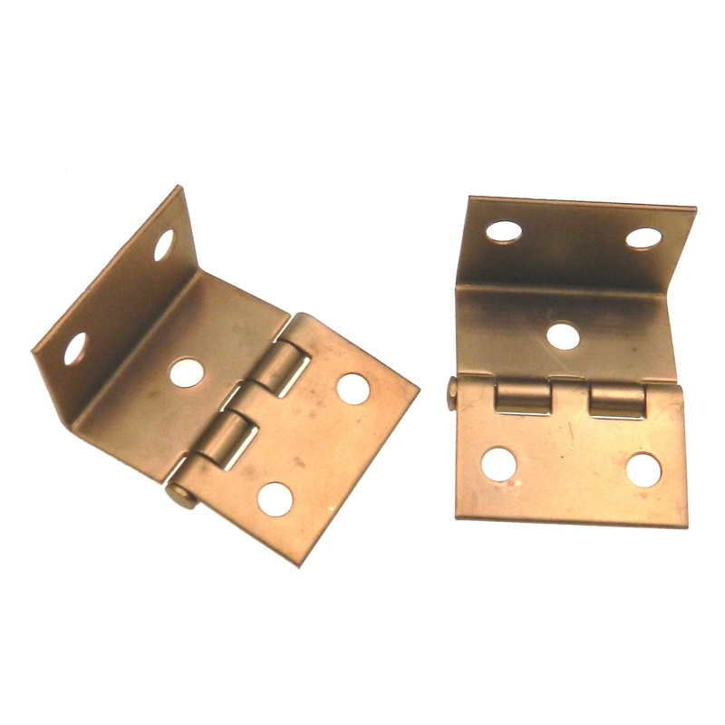 Pair Washington Bronze Face Mount Full Inset Hinges For 3/4 Flush Doors 1004-10