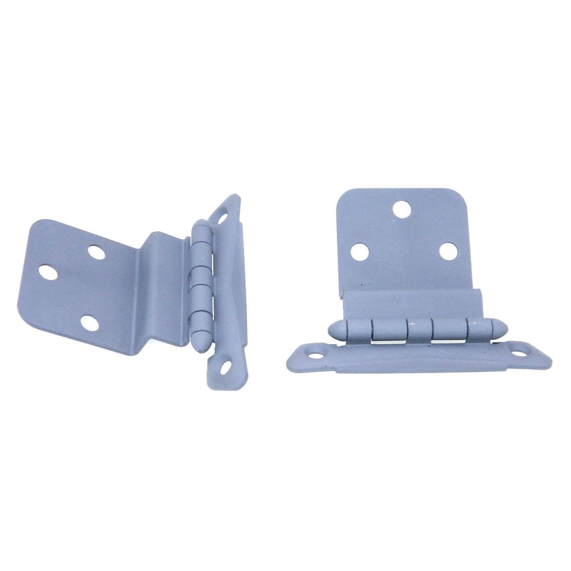 Pair Washington Vintage Prime Coat 3/8 Inset Cabinet Hinges Bullet Tip 1020-PC