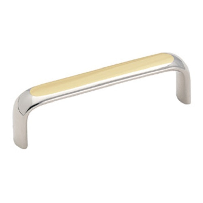 Amerock Advantage BP1957-BC Solid Brass, Chrome 3 Ctr. Cabinet Handle Pull