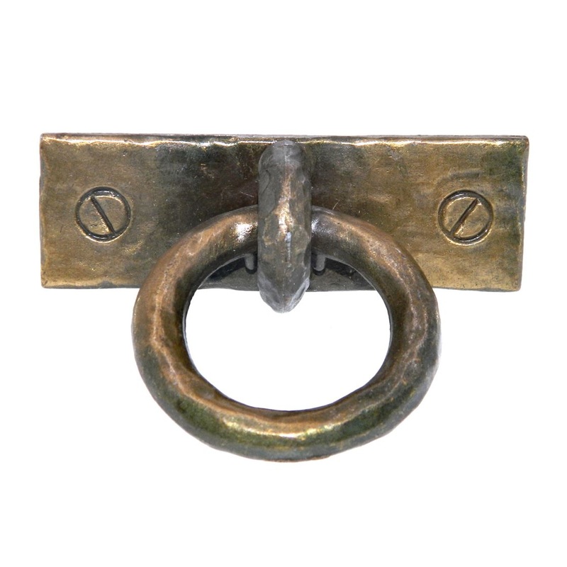 Amerock Allison Antique Brass 2 1/4 Ctr. 1 3/4 dia. Ring Drawer Pull 582ABS