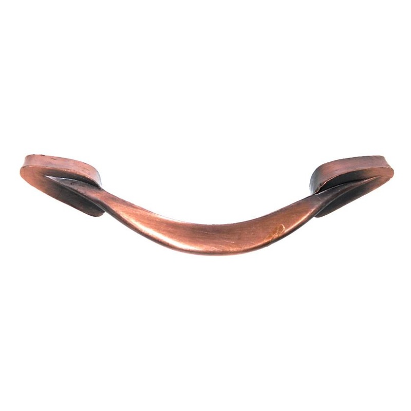 Amerock Allison Antique Copper 2 3/4 Ctr. Leaf Cabinet Pull 1496ACS