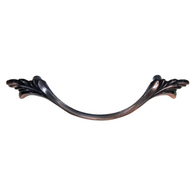 Amerock Allison Antique Copper Provincial 3 Ctr. Cabinet Arch Pull 714ACS