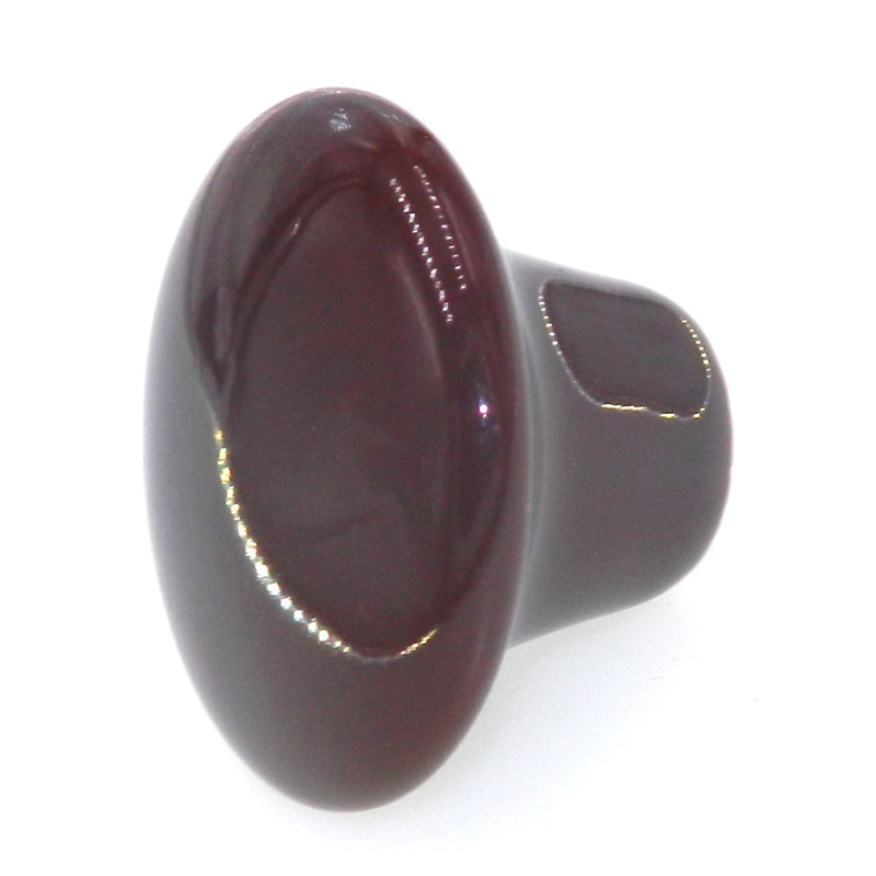 Amerock Allison Brown 1 1/2 Round Mushroom Ceramic Cabinet Knob 217BRN