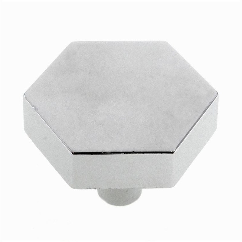 Amerock Allison Polished Chrome 1 1/4 Hexagon Cabinet Knob 962