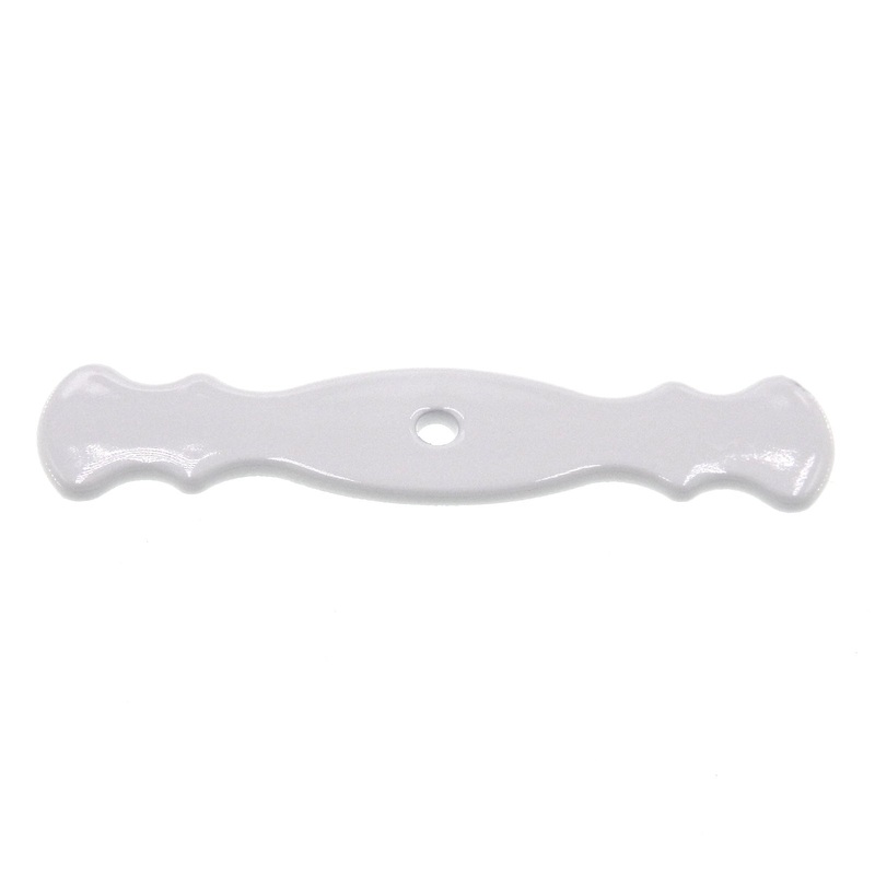 Amerock Anniversary Gloss White 3 5/8 Cabinet Knob Backplate BP885-GW