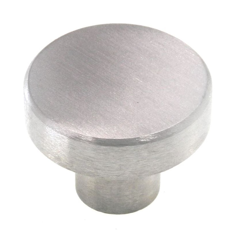 Amerock Essential’Z Stainless Steel  Ctr. Round Cabinet Handle BP26200SS