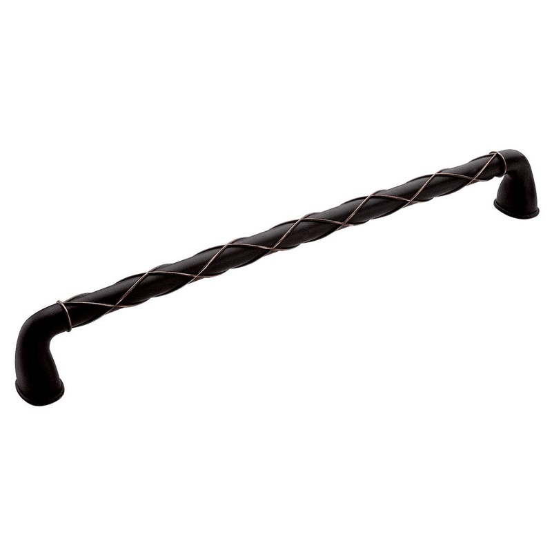 Amerock Lattice Dark Oiled Bronze 18 Ctr. Cabinet Appliance Pull BP55426DOB