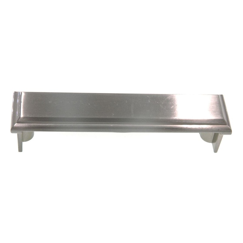 Amerock Manor Satin Nickel 3 3/4 (96mm) Ctr. Cup Pull Drawer Handle BP26137G10