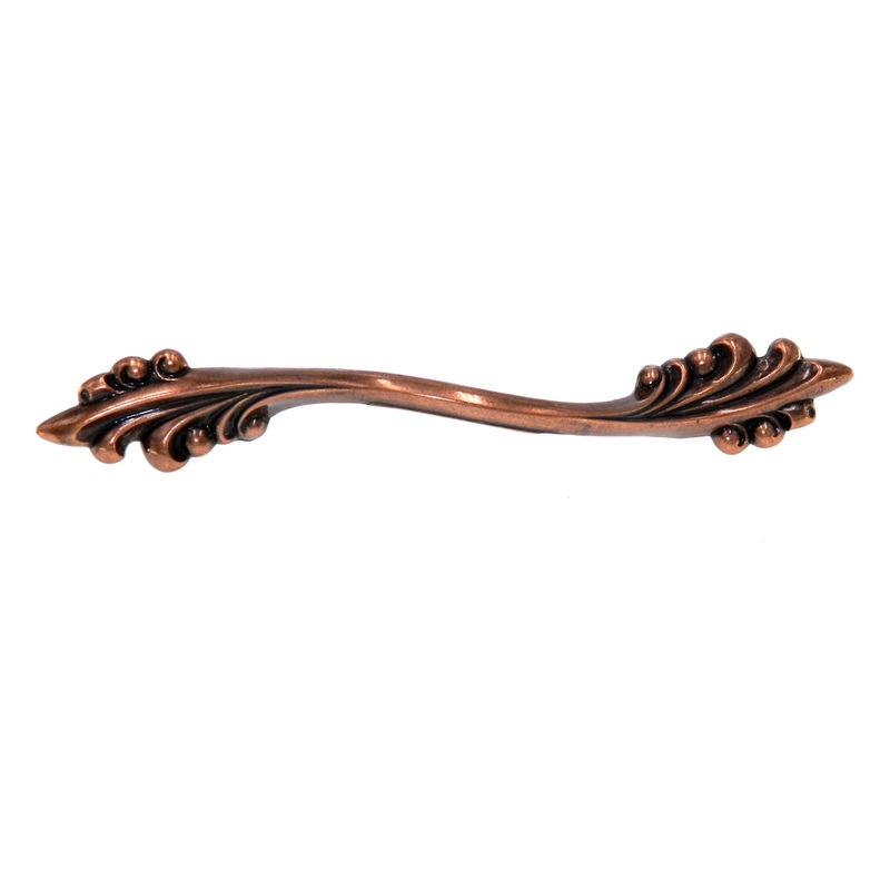 Amerock Merit Provincial Antique Copper 3 Ctr. Vintage Cabinet Pull BP1591-MC