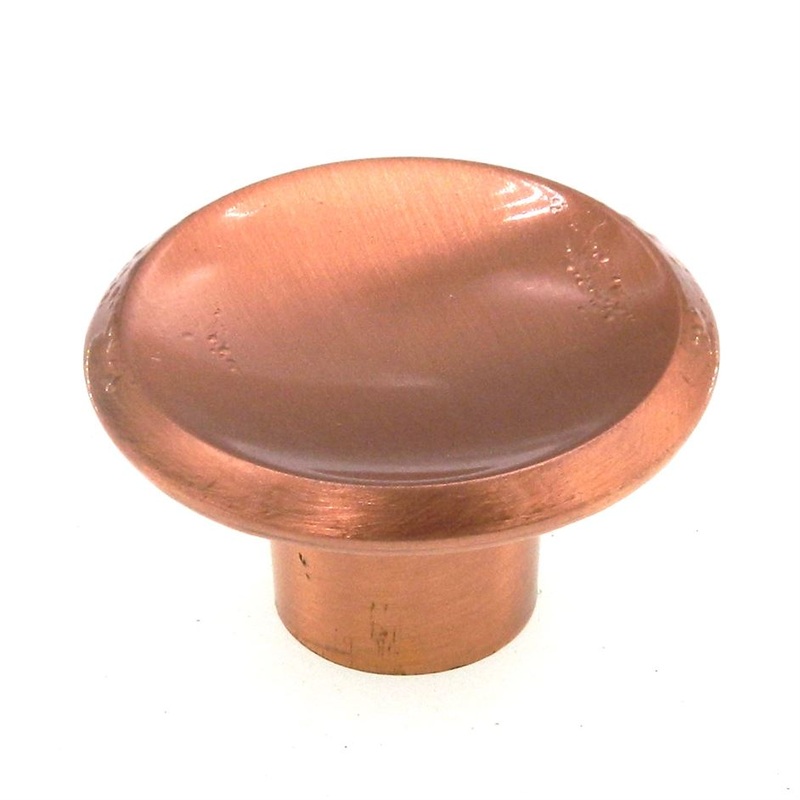 Amerock Merit Vintage Satin Copper 1 1/2 Concave Cabinet Knob BP1516-41