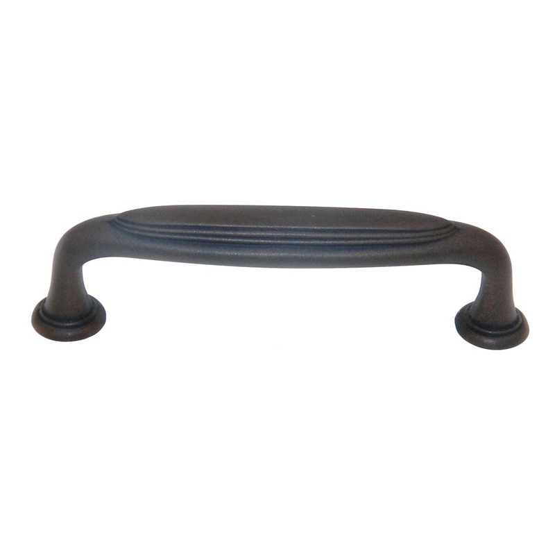 Amerock Mulholland Antique Rust 3 3/4 (96mm) Ctr. Cabinet Handle BP53034ART