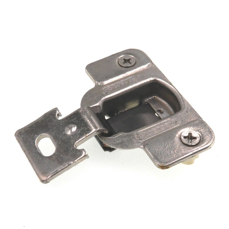 Amerock Nickel 105 deg. Partial Wrap 5/8 Overlay Concealed Hinge LD2143SK-3-14