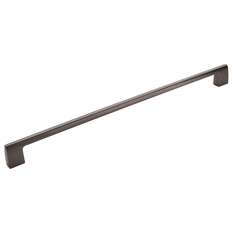 Amerock Riva Graphite 18 Ctr. Appliance Pull Cabinet Handle BP55371GPH