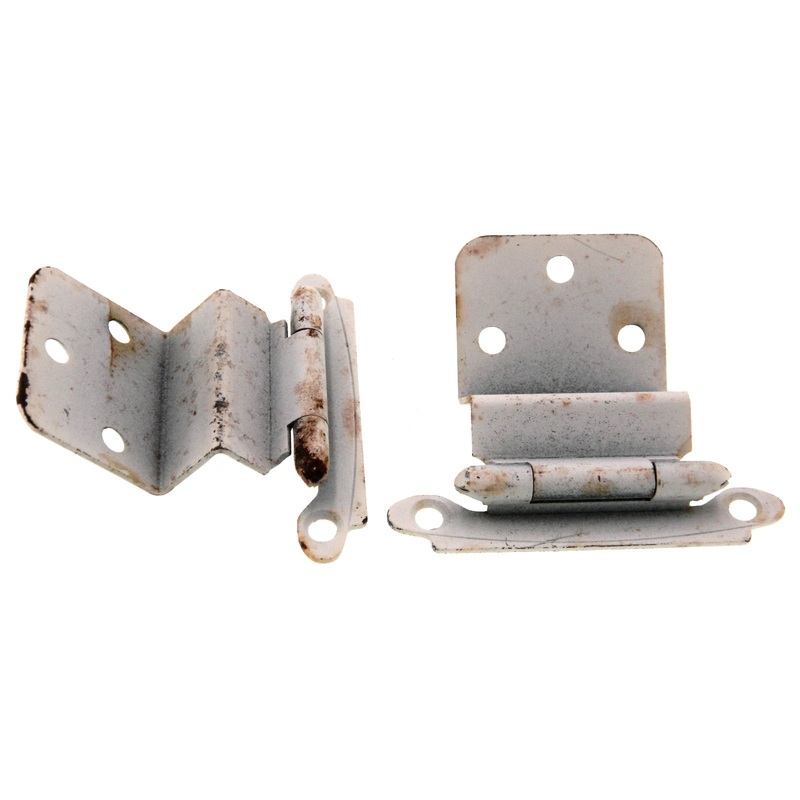 Pair of Vintage Amerock Prime Coat 5/8 Inset Hinges Non Self-Closing E7358