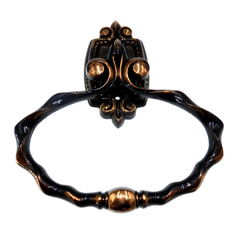 Vintage Amerock Bonaventure 6 Inch Towel Ring Regency Bronze 8856-RB