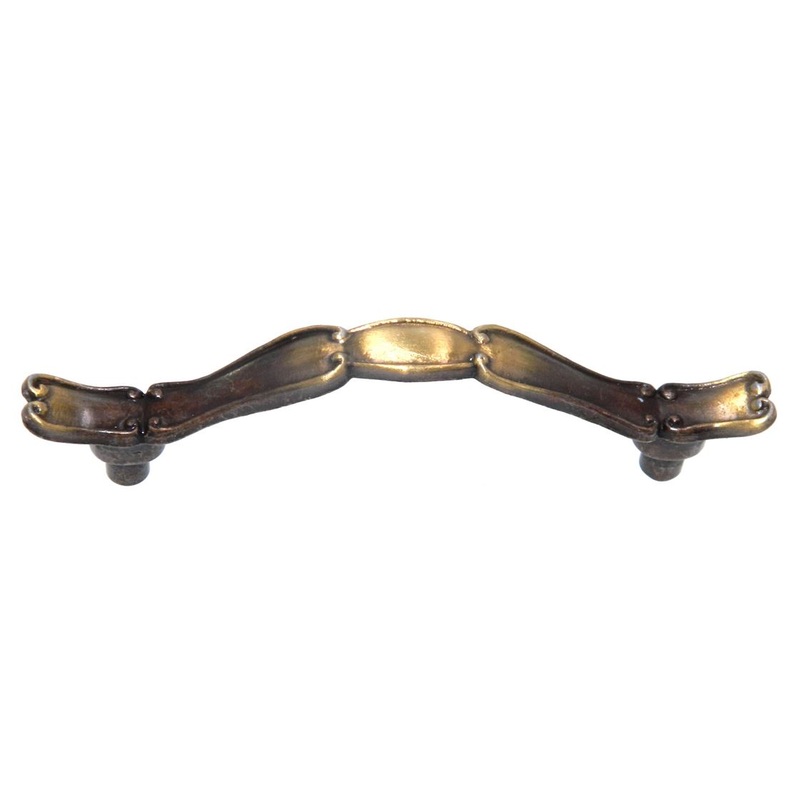 Amerock Allison Antique Brass 3 Ctr. Astoria Cabinet Arch Pull Handle 162ABS