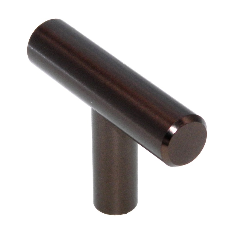 Amerock Bar Pulls Caramel Bronze 2 T-Bar Cabinet Knob BP19009CBZ