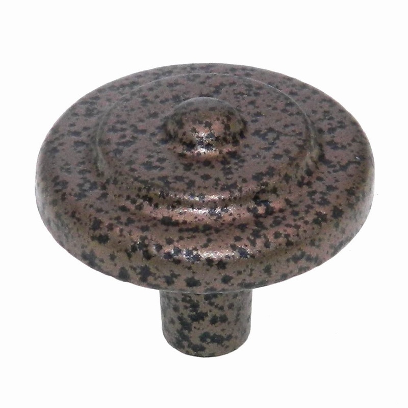 Amerock Classics Round Hammered Bronze 1-1/4 Cabinet Knob Pull BP76297-HBZ
