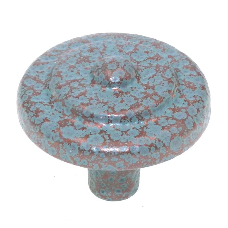 Amerock Classics Round Verdi Gris Aged Copper 1-1/4 Cabinet Knob BP76297-VG
