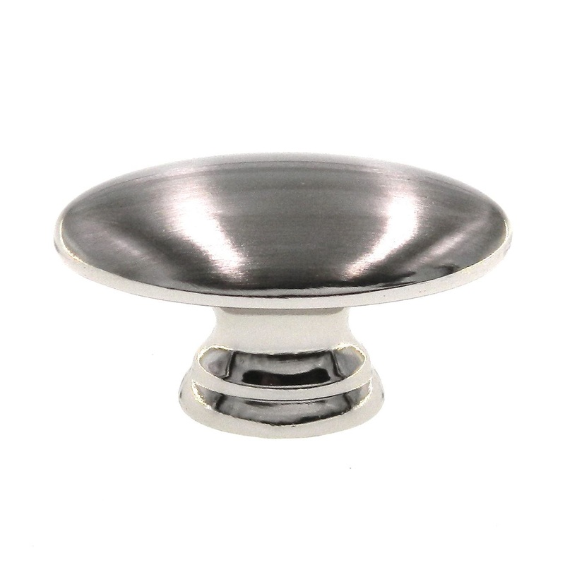 Amerock Hardware BP76270G9 Sterling Nickel 1 1/2 Oval Cabinet Knob Pulls