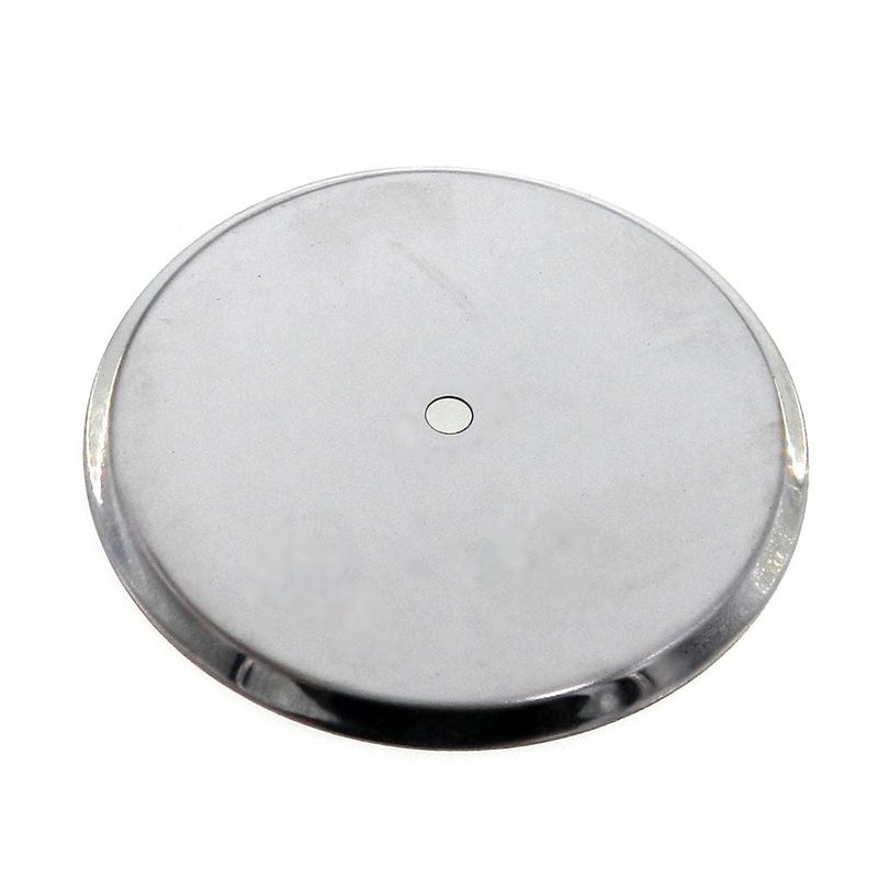Merit Vintage 1 3/4 Cabinet Knob Backplate Bright Chromium BP1543-26