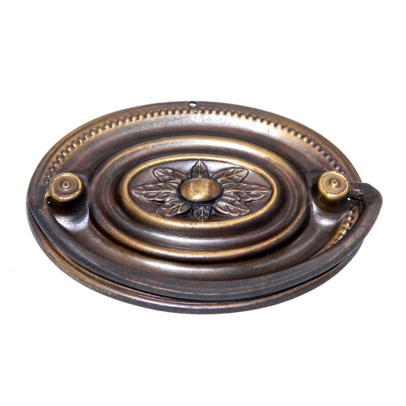 National Lock Period Brass 3 1/2 Hepplewhite Drawer Bail Pull 686-4A N2986