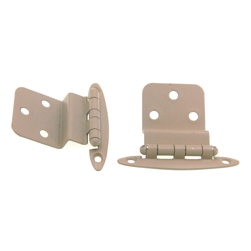 Pair Ajax Prime Coat 3/8 Inset Paintable Hinges Face Mount 562-30