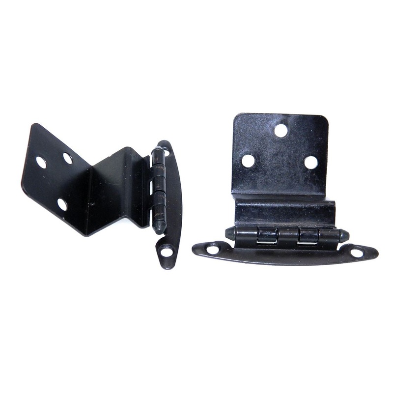 Pair Oil-Rubbed Bronze 3/4 Full Inset Hinges Non Self-Closing AP 19T-ORB