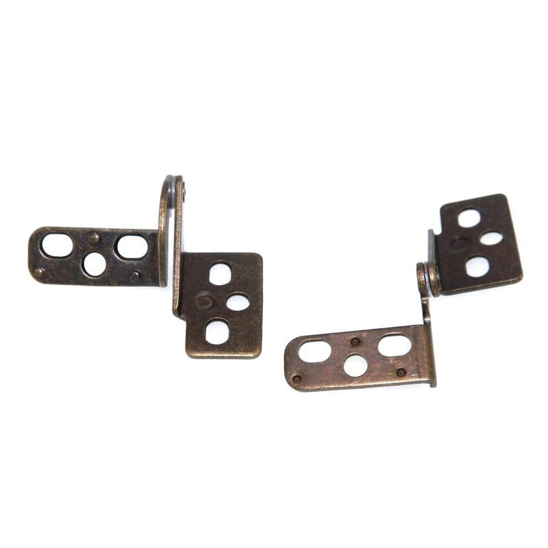 Set of Brass Knife-Pivot Pin Hinges 3/8 Inset Semi-concealed AP 6103-AB