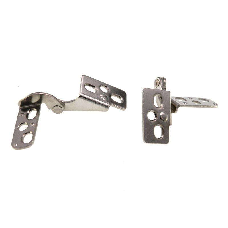 Set of Nickel Knife-Pivot Pin Hinges 3/8 Inset Semi-concealed AP 6103-SN