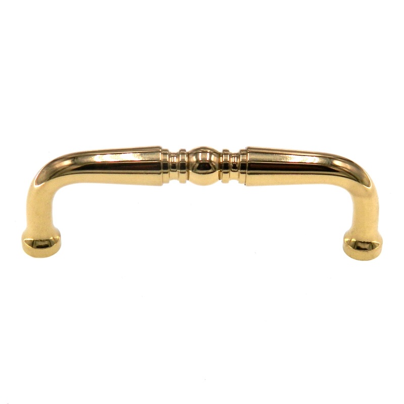 Amerock Allison Polished Brass Solid Brass 3 Ctr.  Cabinet Arch Pull Handle 553