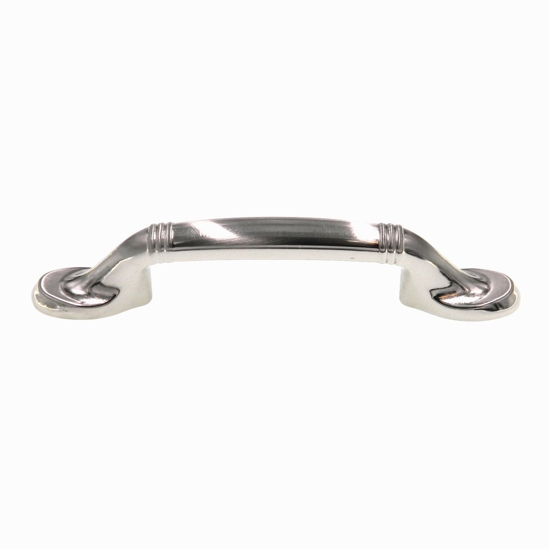 Amerock Brass & Sterling Traditions Nickel 3 Ctr. Cabinet Handle BP1300G9