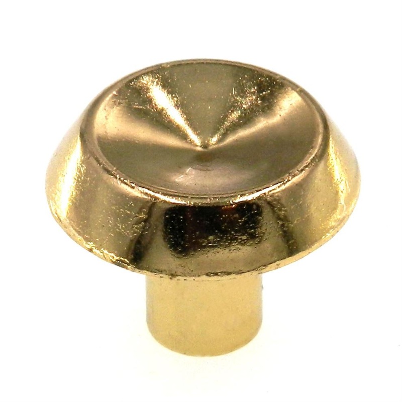 Amerock Catalina Polished Brass 1 Round Cabinet Knob BE524-3