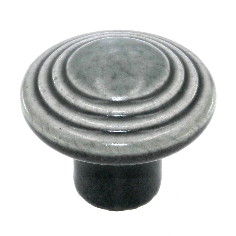 Amerock Colour Washed Ceramics Distressed Green 1 3/8 Cabinet Knob BP1325-DG