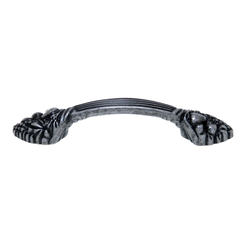 Amerock Natural Elegance Wrought Iron 3 Ctr. Cabinet Arch Pull Handle BP1332-WI