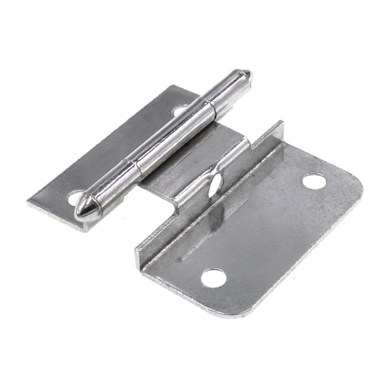 Amerock Polished Chrome Partial Wrap Hinges 3/8 Inset Bullet Tip BP7697-26