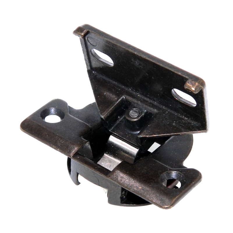 Single Amerock Brass 110 deg. 1 1/4 Overlay Frame Concealed Hinge 1755-51-BB