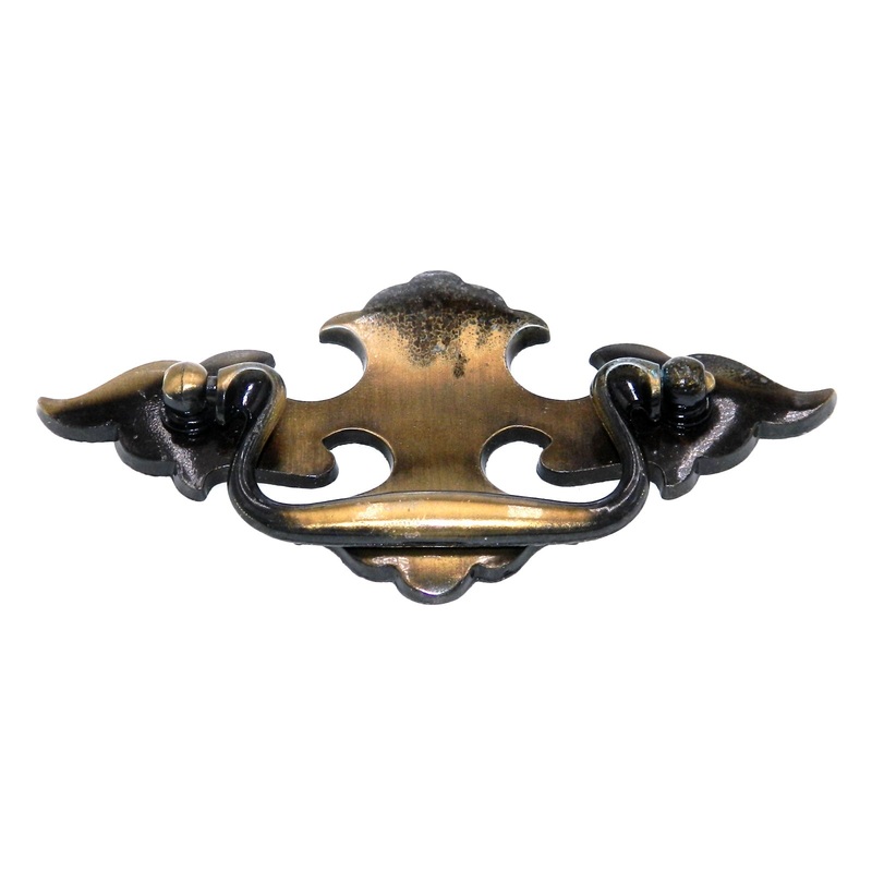 Vintage Amerock Allison Antique English 3 Ctr. Drawer Bail Pull BP70613-AE