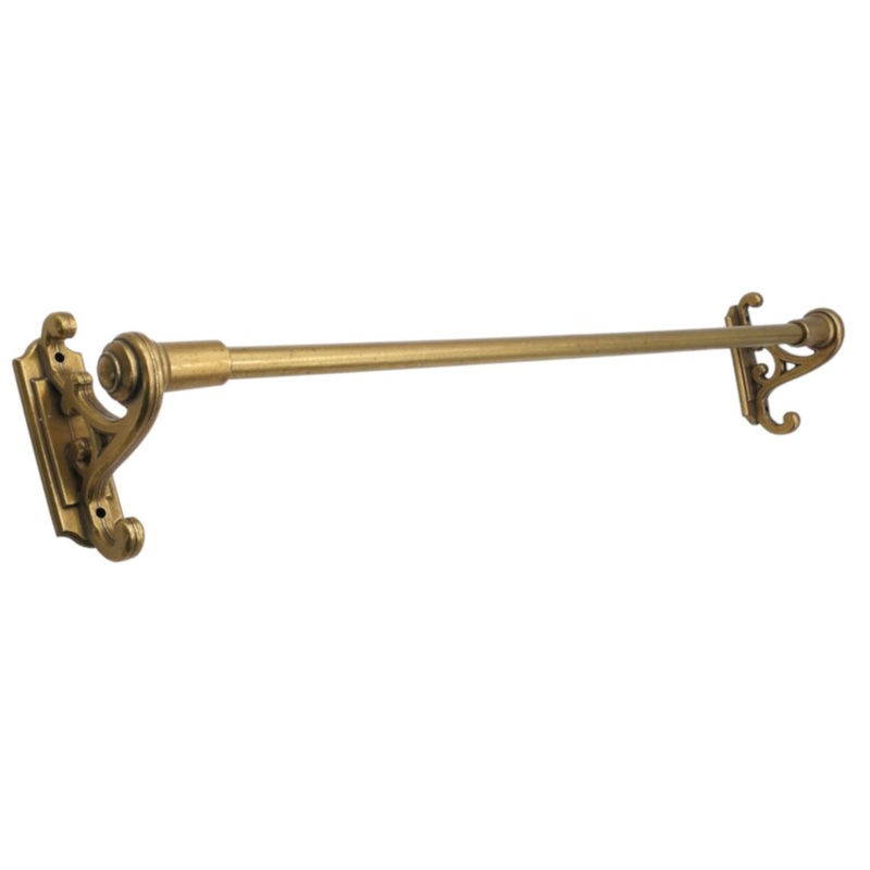 Vintage Amerock Charter 18 Towel Bar Burnished Brass 8057-BB